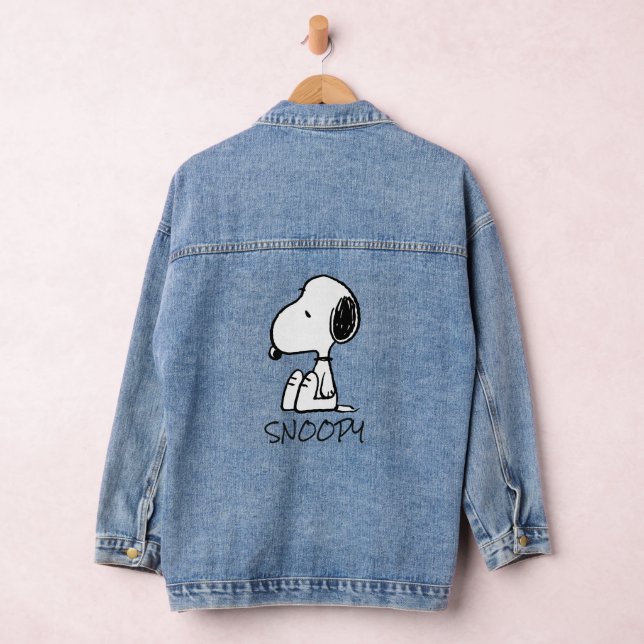 Erdnüsse | Snoopie nach unten Jeansjacke (Hangar)