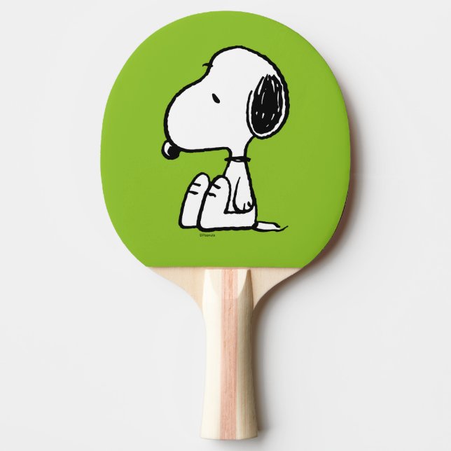 Erdnüsse | Snoopie nach unten Tischtennis Schläger (Vorderseite)