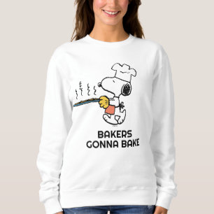 Erdnüsse Snoopy Backkost Sweatshirt