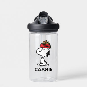 Erdnüsse Snoopy Balancing Name hinzufügen Trinkflasche