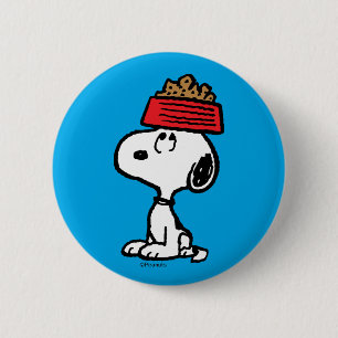 Erdnüsse   Snoopy Balancing Sein Dog Disc Button
