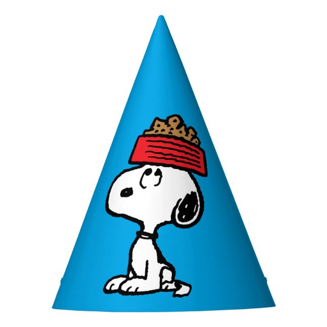 Erdnüsse | Snoopy Balancing Sein Dog Disc Partyhütchen (Vorderseite)