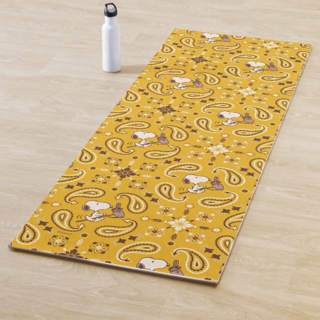 Erdnüsse | Snoopy Bandana Cowboy Yogamatte (Beispiel)