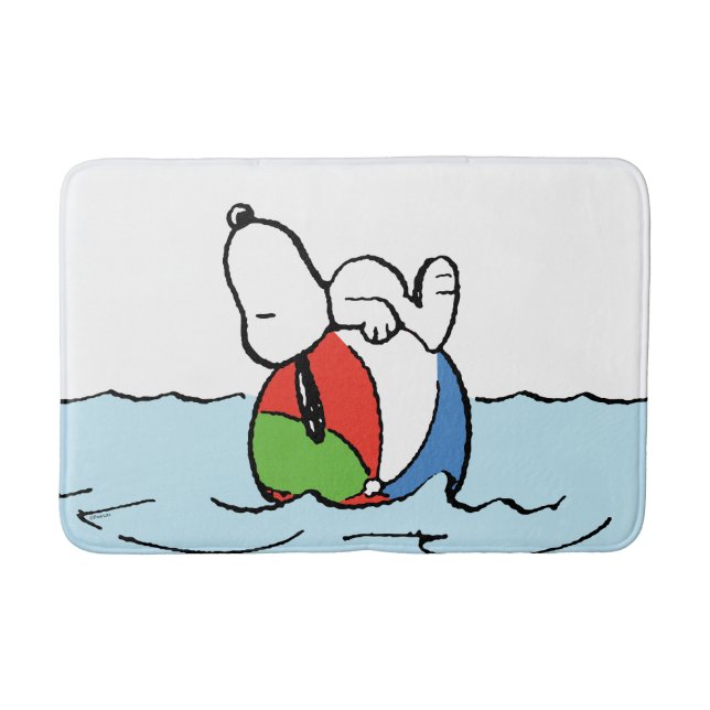 Erdnüsse | Snoopy Beach Ball Beach Badematte (Vorderseite)