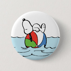 Erdnüsse Snoopy Beach Ball Beach Button