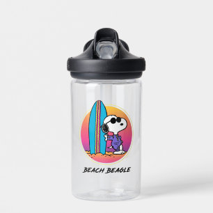 Erdnüsse Snoopy Beach Beagle Trinkflasche