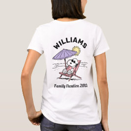 Erdnüsse | Snoopy Beach Family Vacation T - Shirt