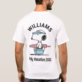 Erdnüsse | Snoopy Beach Walk Familienurlaub T-Shirt