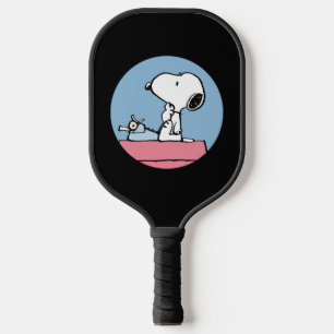 Erdnüsse Snoopy bei der Schreibmaschine Pickleball Schläger