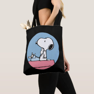 Erdnüsse   Snoopy bei der Schreibmaschine Tasche