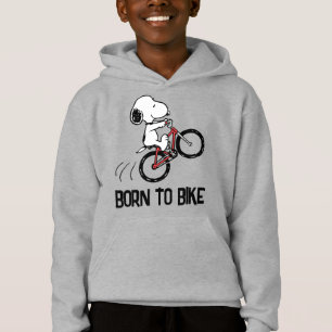 Erdnüsse   Snoopy Bicycle Wheelie Hoodie