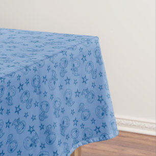 Erdnüsse Snoopy Blue Space Astronaut Muster Tischdecke