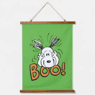 Erdnüsse Snoopy Boo Wandteppich Mit Holzrahmen