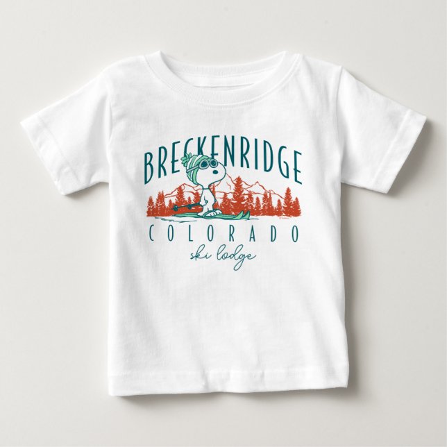 Erdnüsse | Snoopy Breckenridge Colorado Baby T-shirt (Vorderseite)