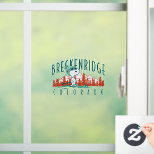 Erdnüsse Snoopy Breckenridge Colorado Fensteraufkleber