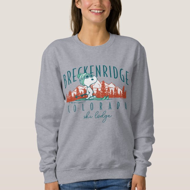 Erdnüsse | Snoopy Breckenridge Colorado Sweatshirt (Vorderseite)