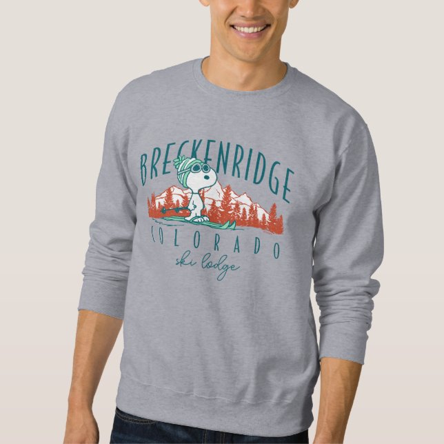 Erdnüsse | Snoopy Breckenridge Colorado Sweatshirt (Vorderseite)