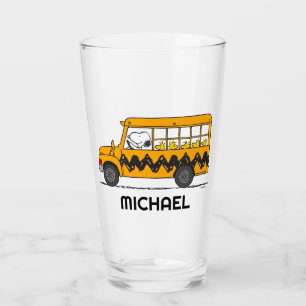 Erdnüsse   Snoopy-Busfahrer Glas