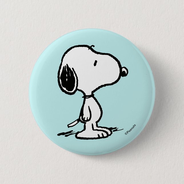 Erdnüsse | Snoopy Button (Vorderseite)