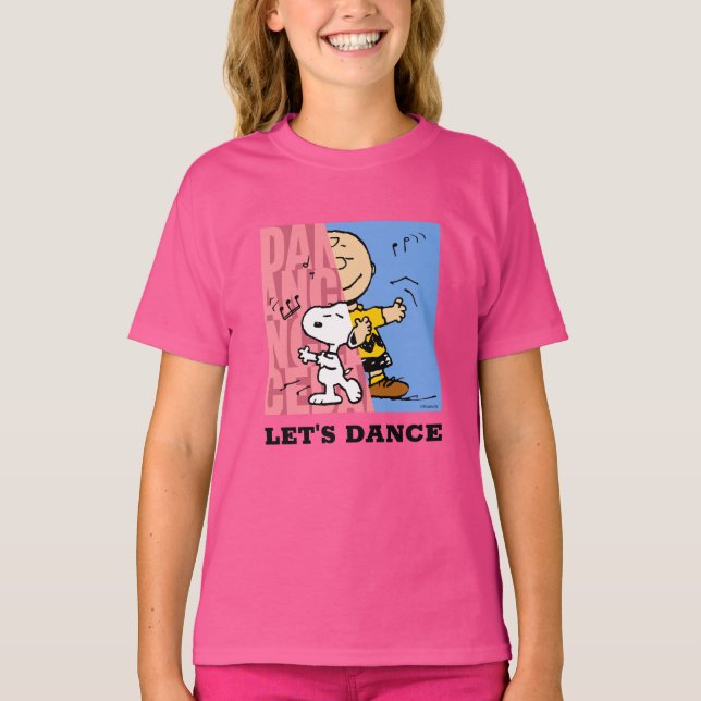 Erdnüsse | Snoopy & Charlie Brown Halbtanz T-Shirt (Vorderseite)