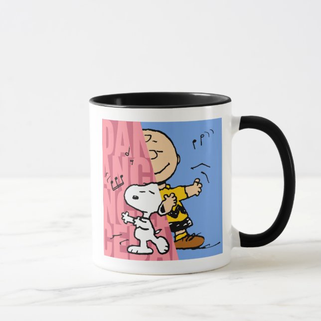 Erdnüsse | Snoopy & Charlie Brown Halbtanz Tasse (Rechts)