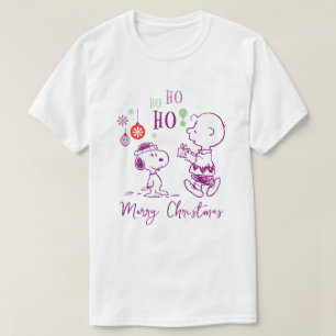 Erdnüsse Snoopy & Charlie Brown Ho Ho Ho Ho T-Shirt