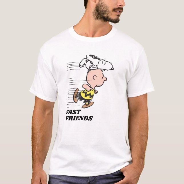 Erdnüsse | Snoopy & Charlie Brown Run T-Shirt (Vorderseite)