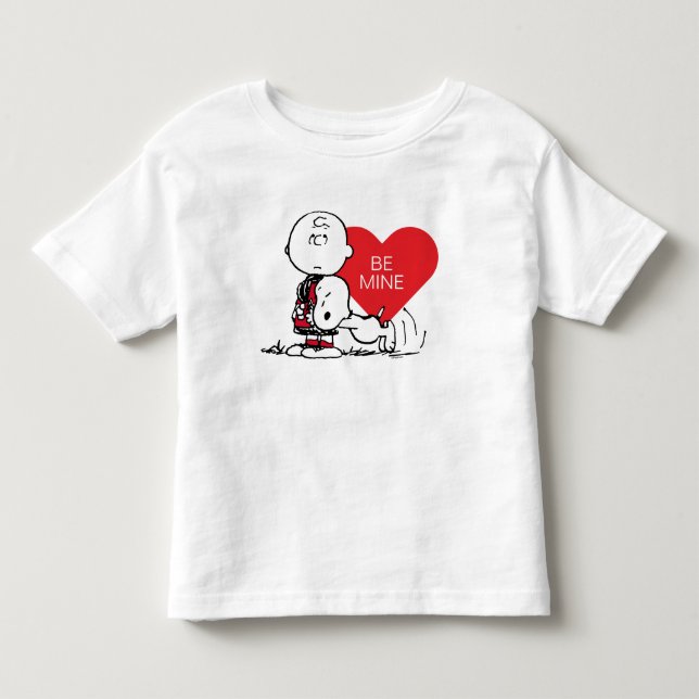 Erdnüsse | Snoopy & Charlie Brown Valentine Kleinkind T-shirt (Vorderseite)