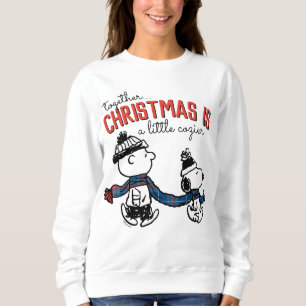 Erdnüsse Snoopy & Charlie Brown Winter Scarf Sweatshirt