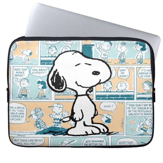 Erdnüsse | Snoopy-Comic-Muster Laptopschutzhülle (Vorderseite)