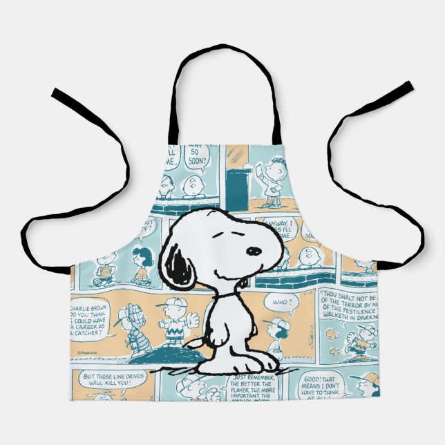 Erdnüsse | Snoopy-Comic-Muster Schürze (Vorderseite)