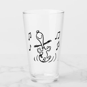 Erdnüsse Snoopy Dancing Glas