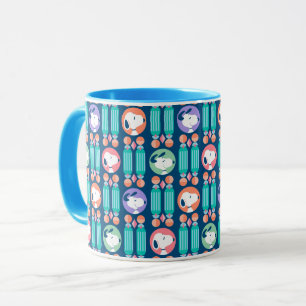 Erdnüsse Snoopy Dark Blue Deko Dreams Pattern Tasse