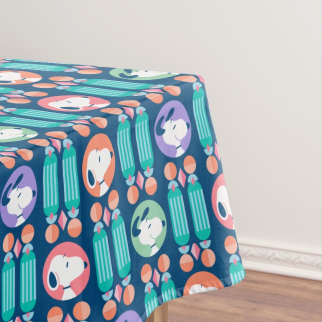 Erdnüsse | Snoopy Dark Blue Deko Dreams Pattern Tischdecke (Beispiel)