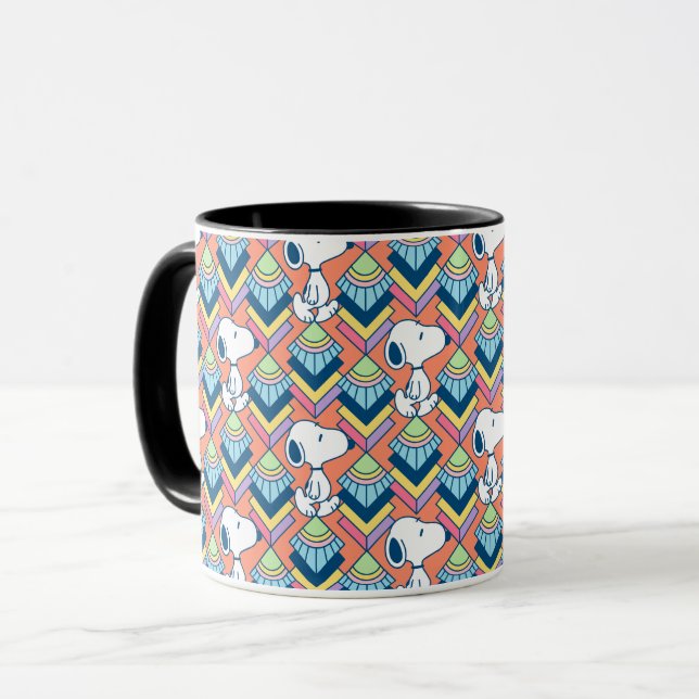 Erdnüsse | Snoopy Deko Dreams Pattern Tasse (Vorderseite Links)