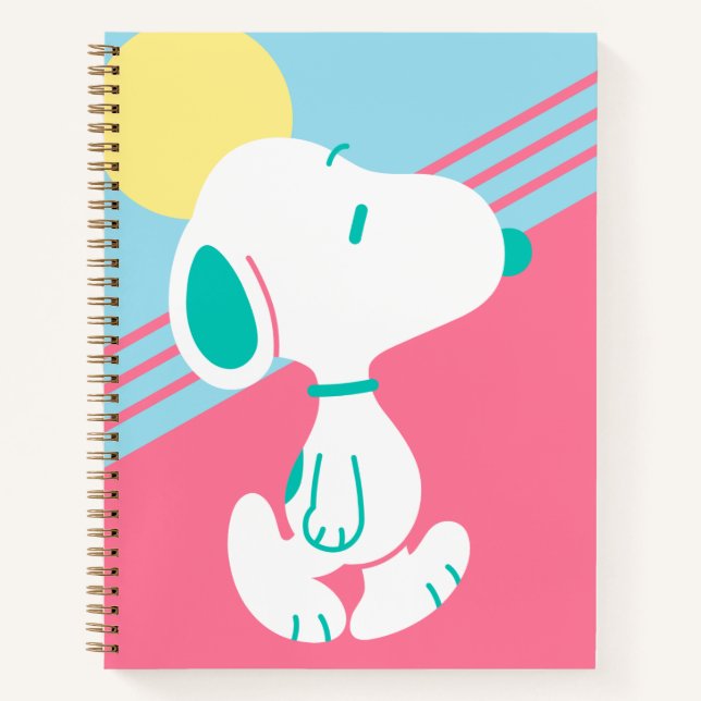Erdnüsse | Snoopy Deko Dreams Sun Notizbuch (Vorderseite)