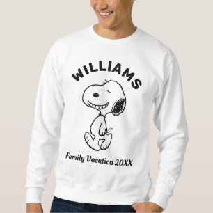 Erdnüsse Snoopy Familienurlaub Sweatshirt
