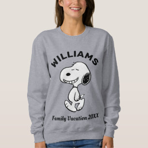Erdnüsse   Snoopy Familienurlaub Sweatshirt