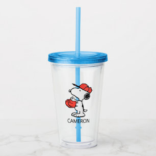 Erdnüsse   Snoopy Fang machen Acryltrinkbecher