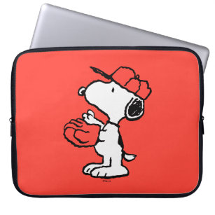Erdnüsse   Snoopy Fang machen Laptopschutzhülle