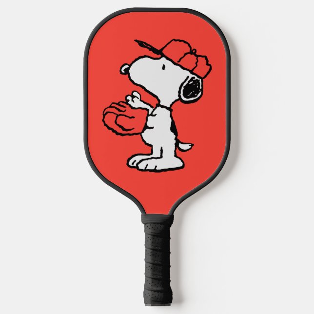 Erdnüsse | Snoopy Fang machen Pickleball Schläger (Vorderseite)