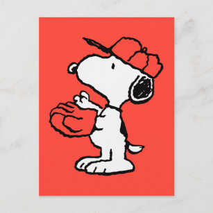 Erdnüsse   Snoopy Fang machen Postkarte