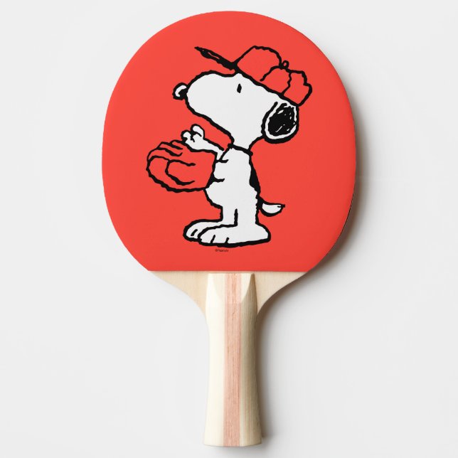 Erdnüsse | Snoopy Fang machen Tischtennis Schläger (Vorderseite)