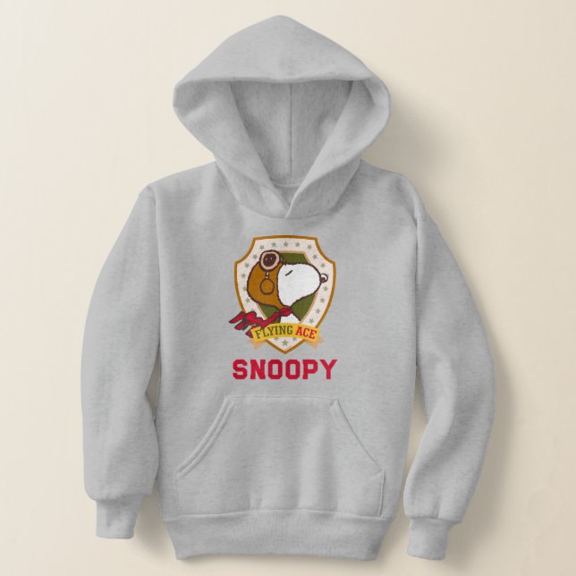 Erdnüsse | Snoopy Flying Ace-Abzeichen Hoodie (Ablage )
