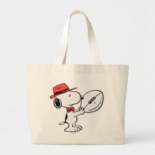 Erdnüsse Snoopy Football Coach Jumbo Stoffbeutel