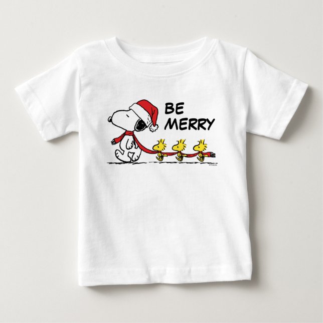 Erdnüsse | Snoopy & Friends Winter Scarf Baby T-shirt (Vorderseite)