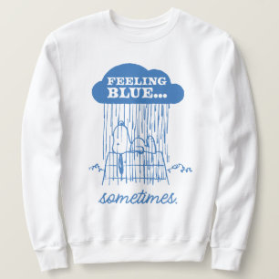 Erdnüsse Snoopy Gefühl Blau ist auch in Ordnung Sweatshirt