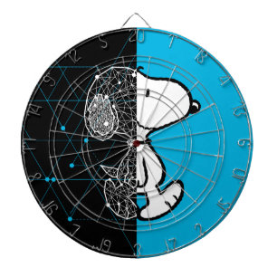 Erdnüsse Snoopy Geometric Design Dartscheibe