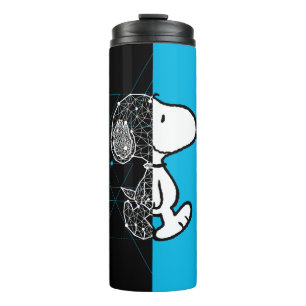 Erdnüsse Snoopy Geometric Design Thermosbecher