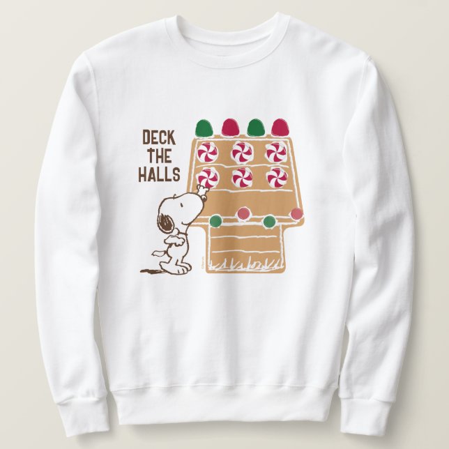 Erdnüsse | Snoopy Gingerbrot House Sweatshirt (Design vorne)